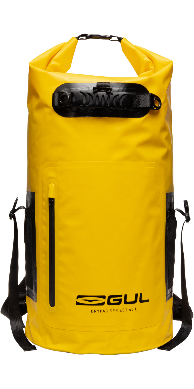 2025 Gul 40L Drypac Series Dry Bag LU0120 - Yellow / Black